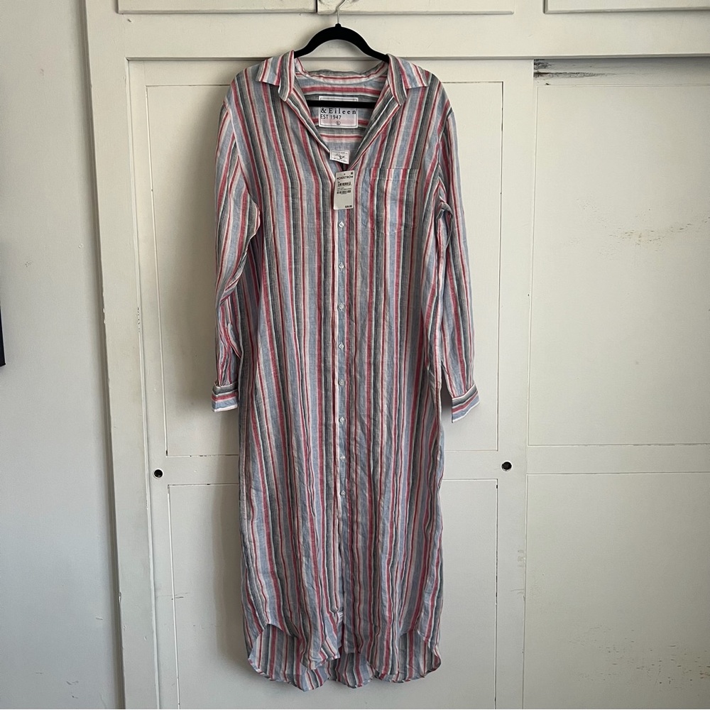 Frank & Eileen Rory Maxi Shirtdress - Multi